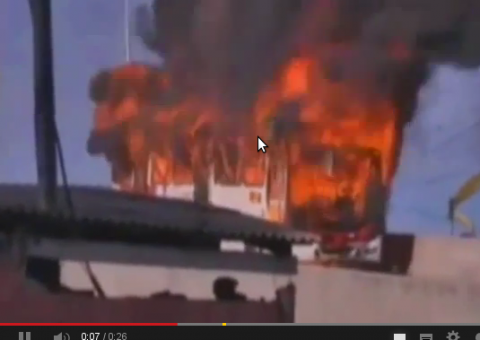  Depois de queima de carro, ônibus da Global voltam a circular